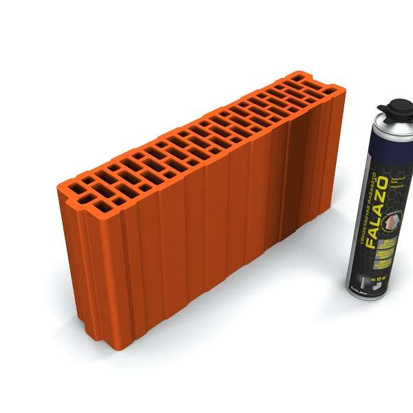 Bakonytherm 10/50 NF csiszolt válaszfaltégla + ragasztóhab